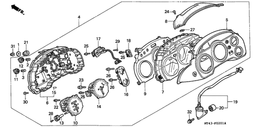  Meter (vfr750fr/ Fs/ Ft/ Fv)