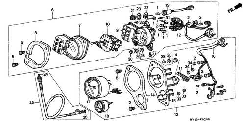  Indicatore (xrv750l/ M)