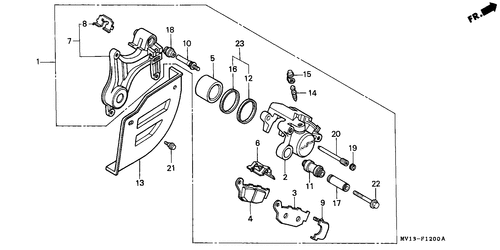  Hinterrad-bremssattel