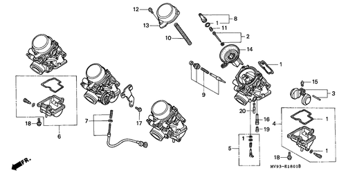  Carburetor (component Parts)