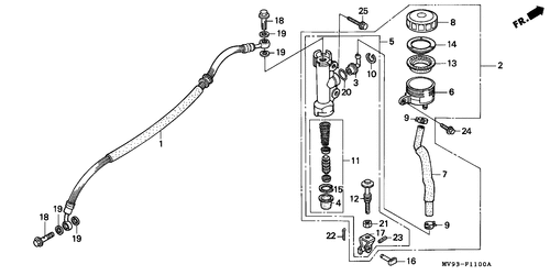  Rear Brake Master Cylinder