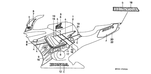  Streifen (cbr600f3s)