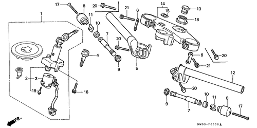  Handle Pipe/ Top Bridge