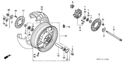  Ruota Posteriore