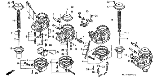  Carburateur (pieces Constitutives)