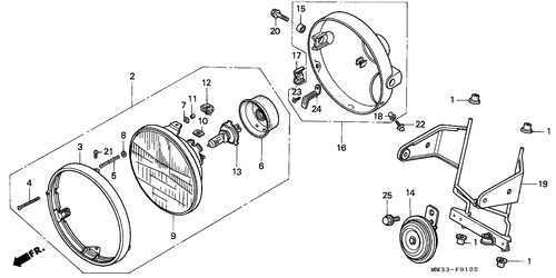  Projecteur (cb750)