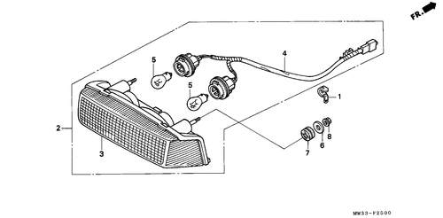  Heckleuchte (cb750)