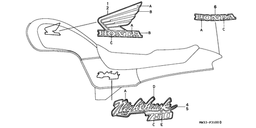  Marca (cb750)