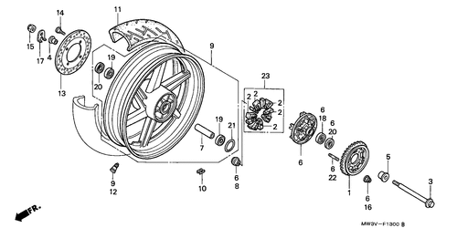  Rear Wheel