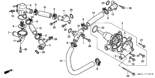  Water Pump/ Water Pipe