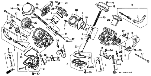  Carburateur (pieces Constitutives)