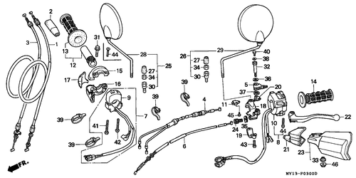  Handle Lever/ Switch/ Cable