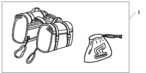  Nylon Saddlebag