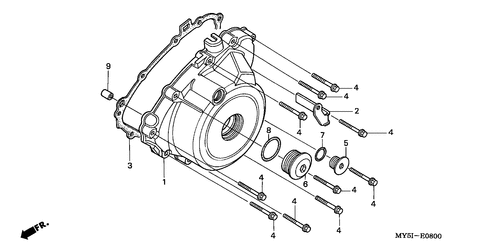  Left Crankcase Cover