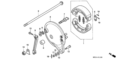  Rear Brake Panel