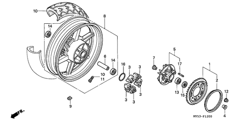  Rear Wheel