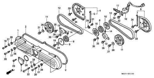  Front Cover/ Timing Belt