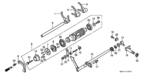  Shift Drum/ Shift Fork