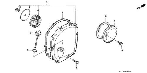  Panneau Carter-moteur D.