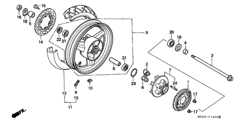  Rear Wheel