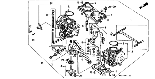  Carburateur (ens.)