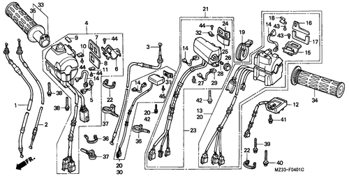  Interruptor/ Cable (gl1500sep/ Ser/ Ses/ Set)