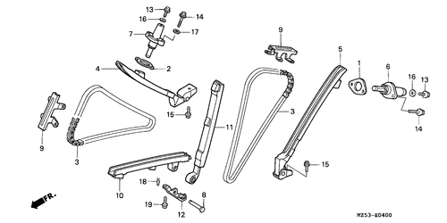  Cam Chain/ Tensioner