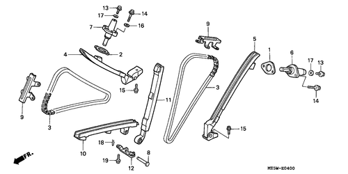  Nockenwellenkette/ Spannvorrichtung