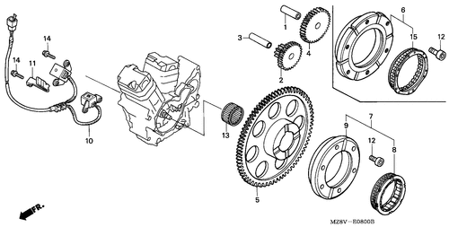  Generateur D'impulsions/  Embrayage De Demarrage