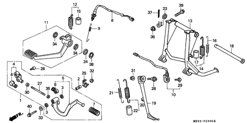  Pedal/ Staender