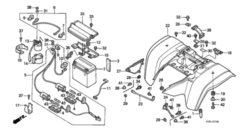  Rear Fender ('88)