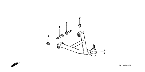  Arm, Vorne (trx300)('92)
