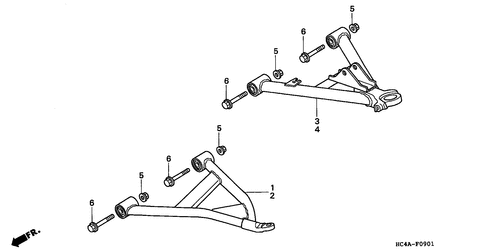  Front Arm (trx300) ('83-'95)