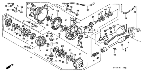  Antriebswelle, Vorne (trx300fw)