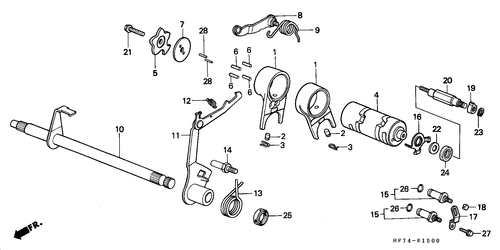  Gearshift Drum