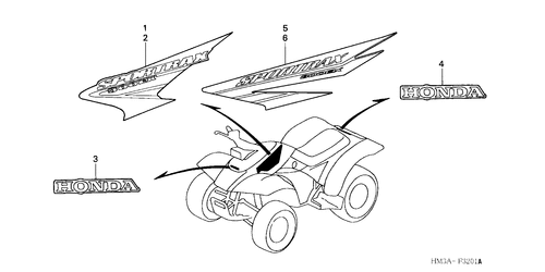  Marque (trx300ex'03,'04)