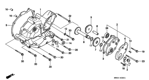  Panneau Carter-moteur G.