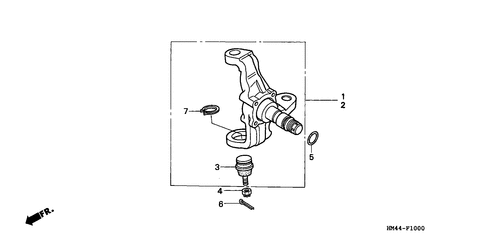  Knuckle (trx300)