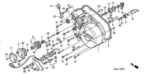  Panneau Carter-moteur D.