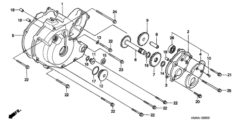  Left Crankcase Cover