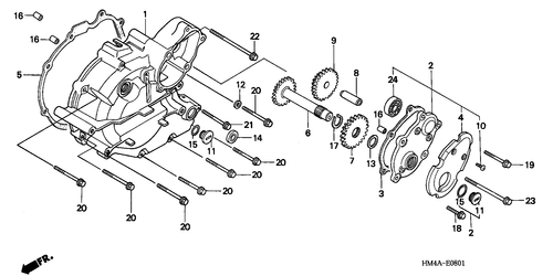  Left Crankcase Cover