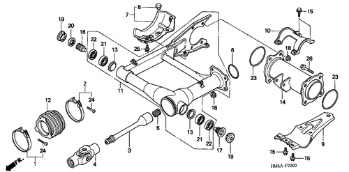  Bras Oscillant