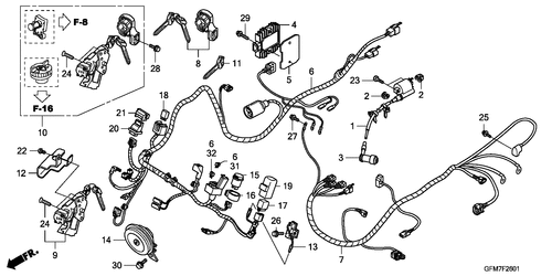  Wire Harness (nhx110wha)