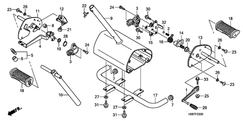  Pedal/ Stufe