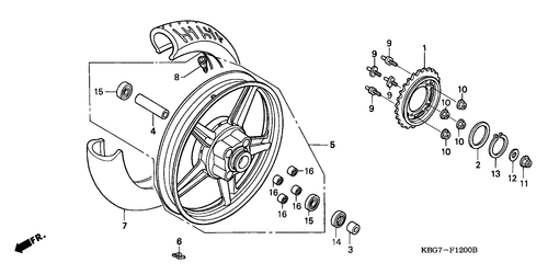  Rear Wheel