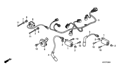  Grupo De Cables Secund./ Bobina De Encendido