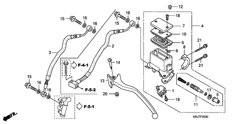  Rrechts Brake Master Cylinder