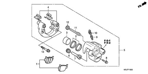  Rear Brake Caliper