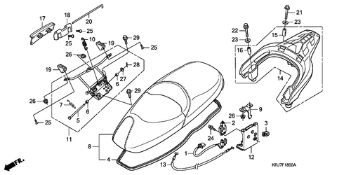  Asiento/ Transportador Trasero