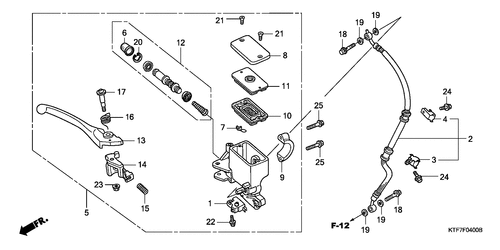  Frechts Brake Master Cylinder